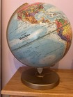 Vintage Replogle 12  Raised Relief Globe - Russia Still Ussr