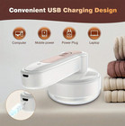 1pc Usb-rechargeable Fabric Shaver     Portable  Gentle Lint   Fuzz Remover - New