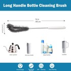 16 Inches Long Handle Black Bottle Cleaning Brushes - Perfect For Baby Bottle   