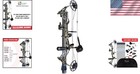 Versatile Right-hand Compound Bow - Adjustable 0-70 Lbs Draw Weight  Camo Finish