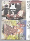 Lot Vogue 8336 8648 Pattern 18  Rag Doll Early American Outfits Coat Dresses Hat