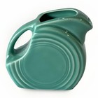 Fiestaware Fiesta Mini Disc Pitcher Creamer Turquoise Blue Milk Syrup