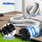 Dryer Vent Cleaner Kit Lint Brush Drill Attachment Duct Cleaning Tool Snake 32ft