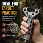 Semi-automatic Aluminum Alloy Slingshot With Stainless Steel Window Breaker