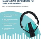 Toddler Em s 4 Kids Cem-n1 Toddler Hearing Protection Ear Muffs Turquoise black