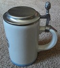 Vintage Lidded Beer Stein West German 7th Us Cavalty - 3rd Squadron