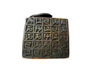 Tibetan Wooden Carved Seal Calligraphy Script Antique 17th 18th Century Leather