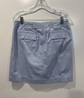J  Crew Light Blue Cotton Chino Skirt Women   s Size 6  837 