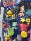 Rare 2007 Littlest Pet Shop Pack Of 10 Pets  W bag Nip