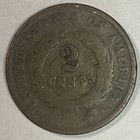 1864 Two Cent Piece Almost Good Ag Coin  14674