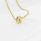 Custom Bubble Letters Name Necklace Jewelry 3d Stainless Steel Box Chain Gift