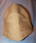 Vintage Beige Suzy Woven Ribbon Cloche Hat-no Size