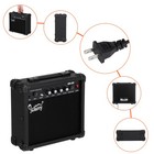Portable Electric Guitar Amp 20 Watt Amplifier Built In Speaker Headphone Jack