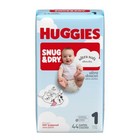 Huggies Snug   Dry Diapers Size 1  44 Count  8-14 Lbs