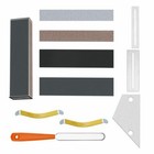 Guitar Luthier Tool Kits File Fret Crowning Rocker Fingerboard Grinding Leveling