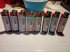 Bic Classic Multicolor Disposable Lighters Lot Of 8 Artistic Designs  lot 105 