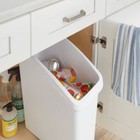 New Under Sink Waste And Sorting Can Compact Kitchen Trash Can  5 8 Gallon