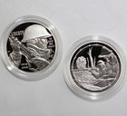 2018 World War I Centennial Silver Dollar   Army Medal Wwi 2 Coin Set Box   Coa