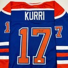 Autographed signed Jari Kurri Edmonton Blue Hockey Jersey Jsa Coa