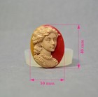 Lady Silicone Moldcameo Resin Polymer Clay Sugarcraft Mold