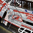 Dale Earnhardt   Sam Bass Autographed Quick Silver  Lithograph Framed   Matted 