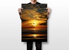 Beautiful Sunset Landscape Print Canvas Wall Art Home Decor - Poster 20x30