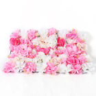 8 Rose Flower Wall Panels Artificial Silk Wedding Supply Decor Party Floral