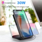 30w Wireless Fast Charger Stand Dock For Samsung Galaxy S25  Iphone Air 17 16 15
