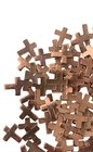 100 Crosses Cut From Pennies Lucky Holy  includes Black Velvet Carrying Bag 