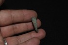 Large Genuine Ancient Roman Bronze Ring With Engraved Bezel In Good Condition