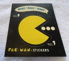 1980 Fleer  1 Pac-man Waka  Waka   rookie 1st Card  Sticker Series 1 No Eyes