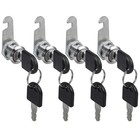 4x 25 30mm Cam Lock Door Barrel Drawer Cabinet Mail Box Locker Cupboard W 2key