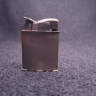 Antique 1952 Evans Cigarette Pocket Lighter   Mid Century Art Deco Etched Case