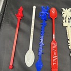 Vintage Cocktail Bar Stir Swivel Sticks And Figurines Set 40  Adult Themes