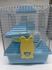 Small Pet Cage Hamster Mouse Gerbil Habitat House Slide Wheel Dish Water Bottle 