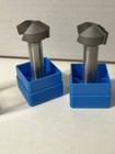 Lot Of 2 Amana Tool 56116 1-1 8  Raised Panel Groove Router Bits 1 2  Shank New