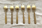 Gorham St  Dunstan Chase Sterling Silver Spoons sporks Gold Wash  With Mono  6