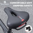 Rockbros Bike Saddle Wide Soft Comfort Bicycle Seat Cushion For Mtb Road Bike