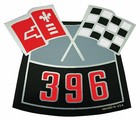 396 Chevelle Air Cleaner Decals With Valve Cover Decal 396 375 68-70 3 Decals