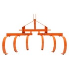 Category 1 3 Point Quick Hitch Cultivator W  6 Spring Steel Shanks Tow Bebhind