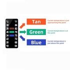 10 Pcs Aquarium Thermometer Strips  Terrarium Water Temperature Test