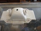 Vintage Porcelain Ceiling Light Fixture Art Deco Flush Mount Floral