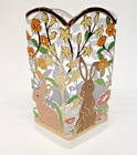 New Cute  Bath Body Works Easter Bunny Garden   Flowers Soap Holder Sleeve Stand