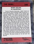 1989-90 Tg Racing Masters Of Racing White Gold The Rebel  240 Ip Autograph 