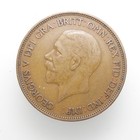 Great Britain One Penny 1936 Bronze Coin George V 