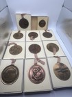         Lot Of 11 Israel State Medal  s  - Original Boxes Rare         