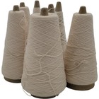 Vintage 1980s White Yarn Cones Acrylic Wool Blend 2 24 Kt Lot Of 7