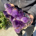 9 8lb Large Natural Amethyst Geode Quartz Cluster Crystal Specimen Healing