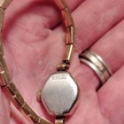 Bulova Vintage 1940s Women s Manual Wind Gold Bracelet Watch White Dial