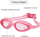Swim Goggles  No Leaking Anti-fog Uv Protection Swimming Goggles  2 Pack 